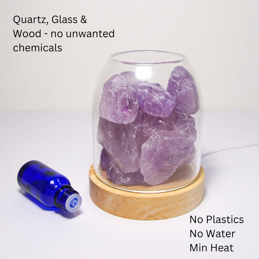 Essential Oil Diffuser with Natural Quartz