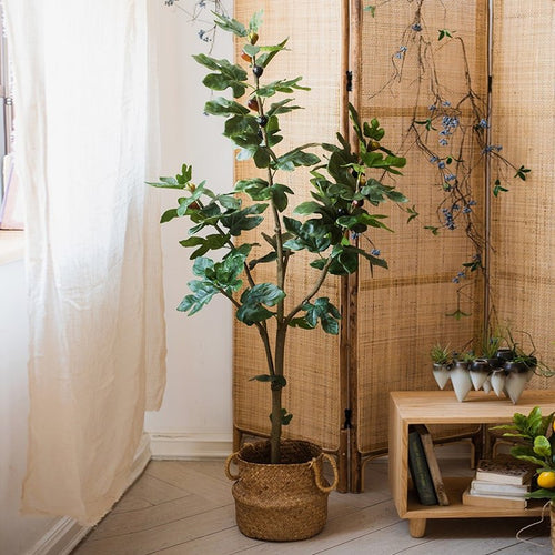 Artificial Silk Fig Tree In Pot-0