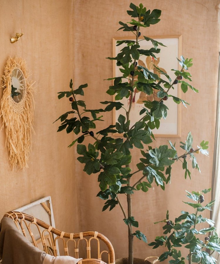 Artificial Silk Fig Tree In Pot-3