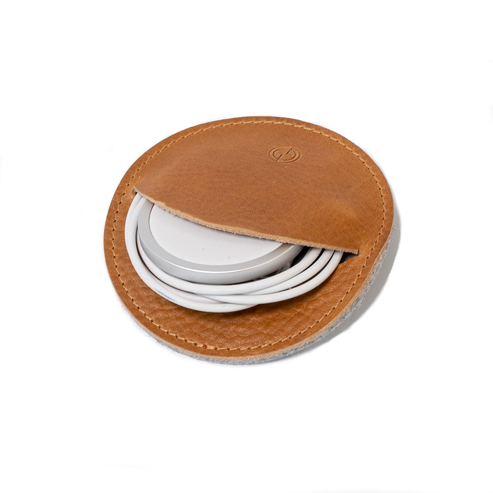 Leather MagSafe Charger Cord Organizer