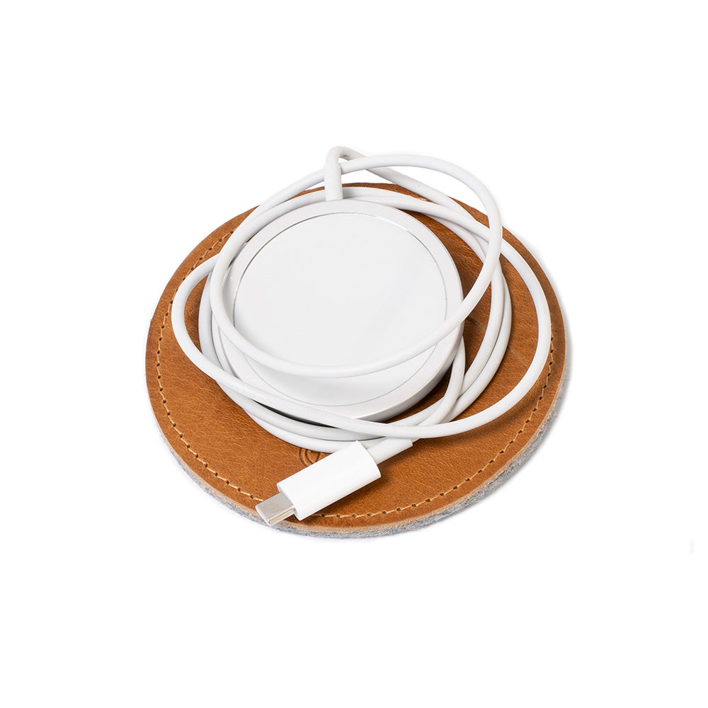 Leather MagSafe Charger Cord Organizer