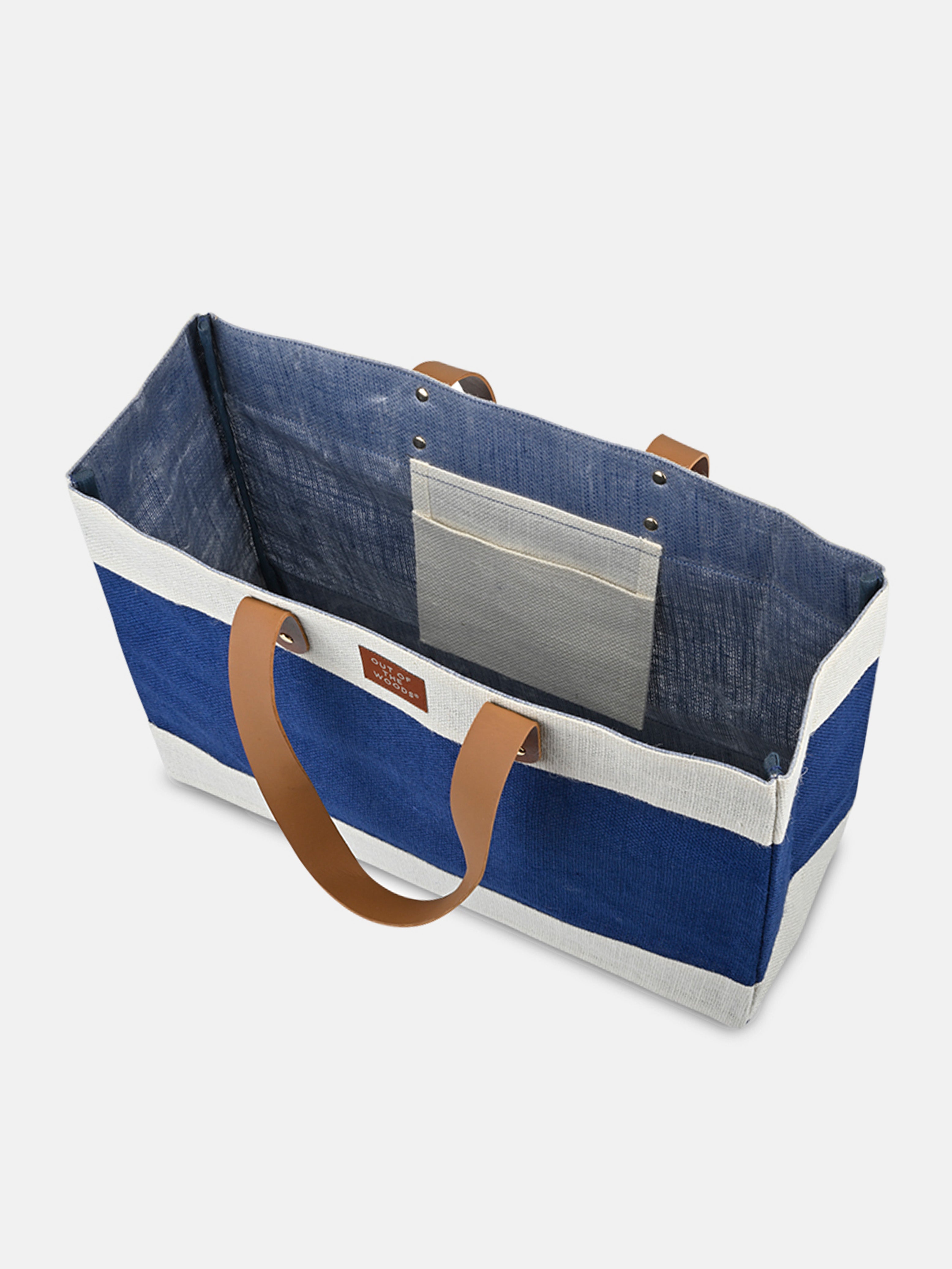 Jute Market Tote | Navy