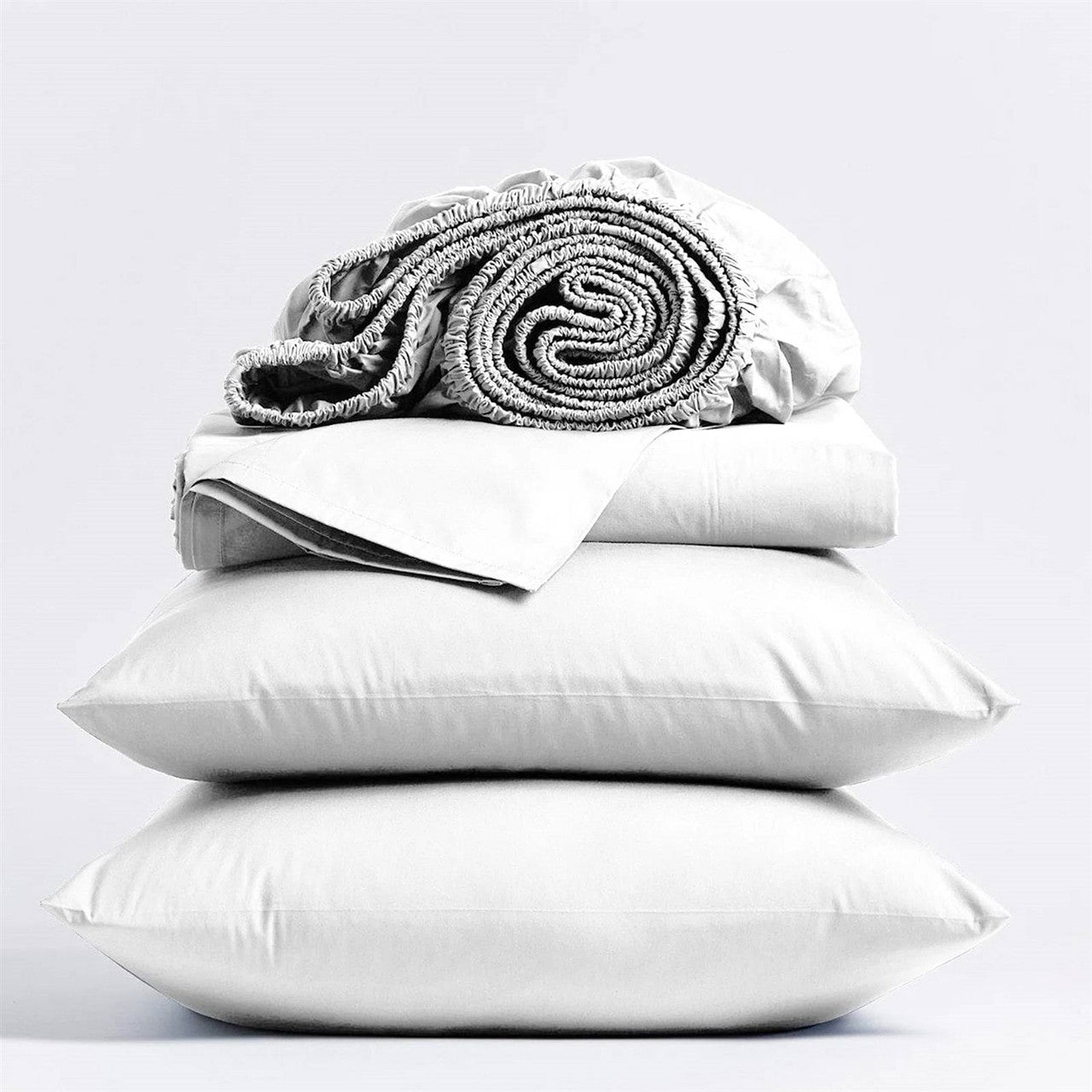 Full size White 100-Percent Certified Organic Cotton Sheet Set-2