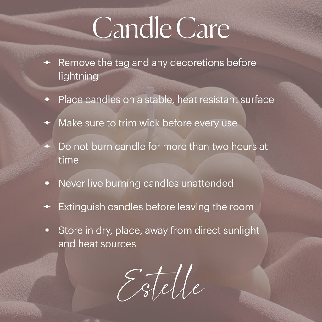 Ribbed Taper Candle: Handmade Soy Wax Pillar, Unscented-4